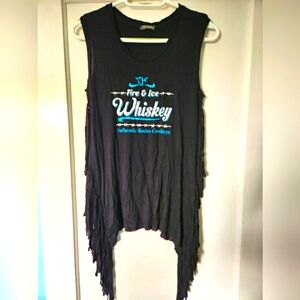 ๐Cowgirl Hardware Fringe Top๐